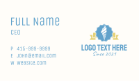 Ice Cream Emblem  Business Card Image Preview