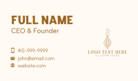 Boutique Fashion Earrings Business Card Preview