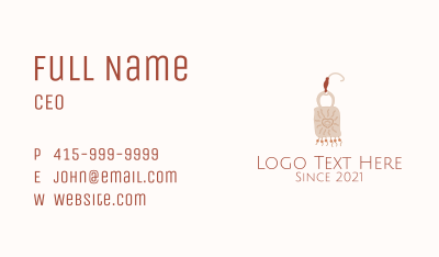Boho Love Earring  Business Card Image Preview