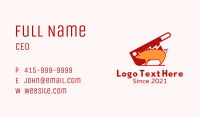 Butcher Knife Pig Business Card Image Preview