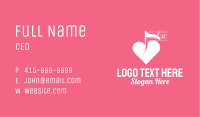 White Heart Music  Business Card Image Preview