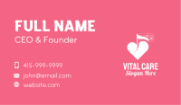 White Heart Music  Business Card Image Preview