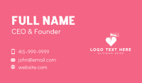 White Heart Music  Business Card Preview
