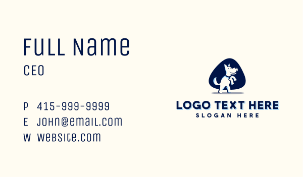 Veterinary Dog Pet Care Business Card Design Image Preview