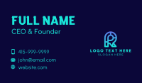 Cyber Application Letter R Business Card Image Preview