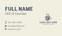 Coffee Drink Barista Business Card Preview