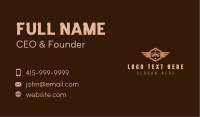 Car Wing Shield  Business Card Design
