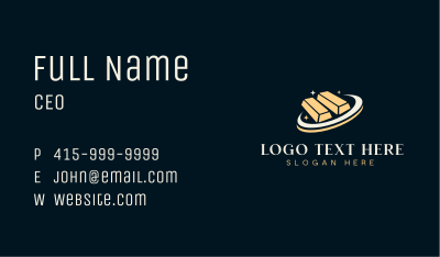 Gold Bar Investing Business Card Image Preview