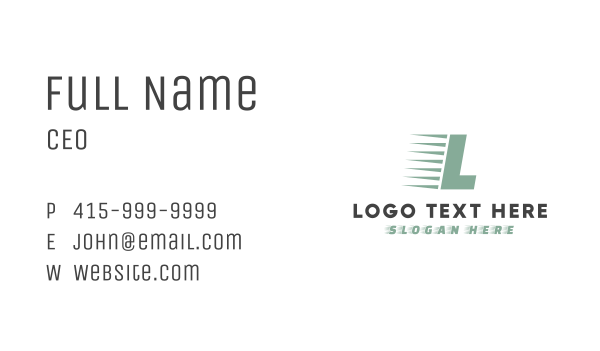 Logistics Freight Express Business Card Design Image Preview