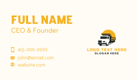 Trailer Truck Vehicle Business Card Image Preview