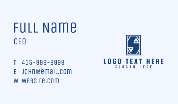 Home Roof Letter S Business Card Design Image Preview