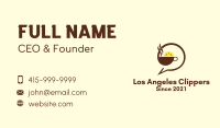 Lemon Tea Chat  Business Card Image Preview