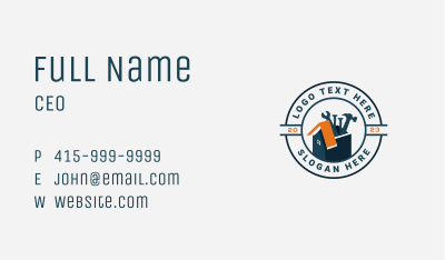 House Tools Builder Handyman Business Card Image Preview