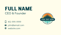 Forest Lake Sunrise Business Card Image Preview