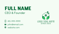 Leaf House Real Estate  Business Card Image Preview