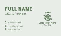 Kitchen Kettle Outline Business Card Image Preview