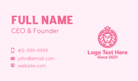 Crown Woman Beauty Business Card Design