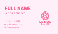 Crown Woman Beauty Business Card Image Preview