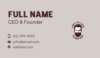 Male Beard Barbershop Business Card Preview