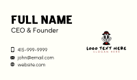 Smiling Skull Hat Business Card Image Preview