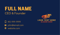 Fast Sports Car Business Card Image Preview