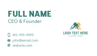 Solar Energy Mountain Business Card Design