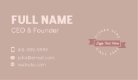 CUrsive Banner Business Business Card Image Preview