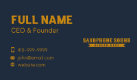 Street Punk Wordmark Business Card Image Preview