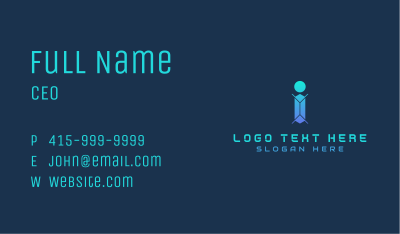 Cyber Tech Programming Business Card Image Preview