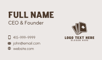 Poker Betting Card Business Card Preview