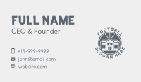 Gray Home Mansion Business Card Image Preview