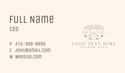 Elegant Garden Shovel Business Card Image Preview