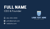 Wave Travel Tourism Business Card Preview