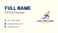 Fast Running Handyman Business Card Image Preview