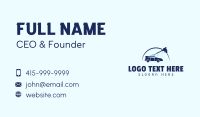 Pressure Wash Car Business Card Image Preview