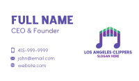 DJ Music Beat  Business Card Image Preview