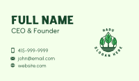 Green Leaf Nature Business Card Image Preview