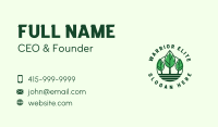 Green Leaf Nature Business Card Image Preview