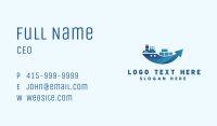 Cargo Ship Arrow Business Card Image Preview