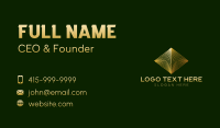 Premium Pyramid Consulting Business Card Preview