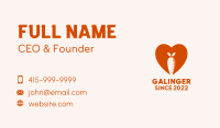 Carrot Heart Dental Pediatric  Business Card Image Preview