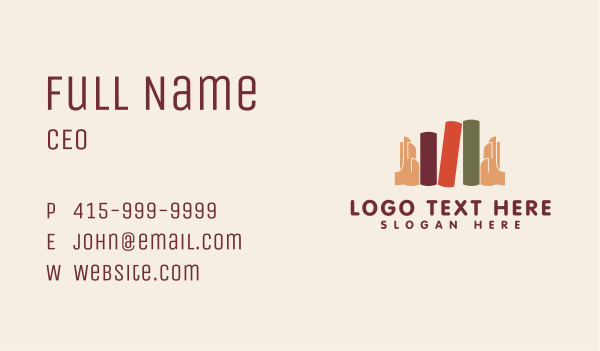School Book Publisher Business Card Design Image Preview