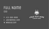 Angry White Wolf Gaming  Business Card Image Preview