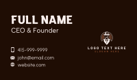 Mustache Hat Gentleman Business Card Preview