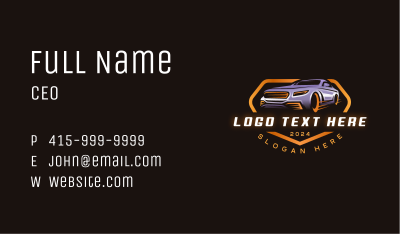 Automobile Car Repair Business Card Image Preview