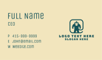 Tough Monkey Animal Business Card Image Preview