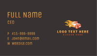 Gradient Flame Truck Business Card Image Preview