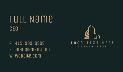 Building Realty Architecture Business Card Image Preview