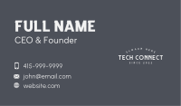 White Enterprise Wordmark Business Card Image Preview