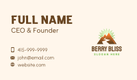 Mountain Valley River Business Card Image Preview